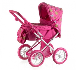 Kočárek pro panenky kov/plast 58x36x62,5cm v krabici