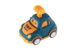 Auto/Autíčko zmáčkni a jeď plast 9cm na setrvačník 4 druhy 12ks v boxu