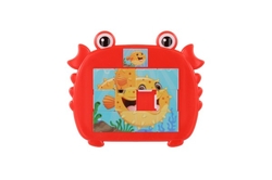 Přesouvačka hlavolam zvířátko plast 12,5x11cm 4 barvy  na kartě