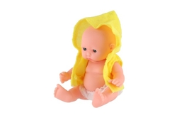 Miminko panenka pevné tělo plast 12cm 3druhy 12ks v boxu