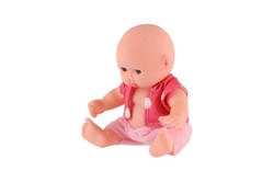 Miminko panenka pevné tělo plast 12cm 3druhy 12ks v boxu