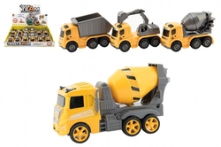 Auto stavební plast na setrvačník 10cm 3 druhy 12ks v boxu