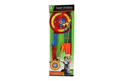 Luk 71cm +3 šípy v pouzdře + terč plast v krabici