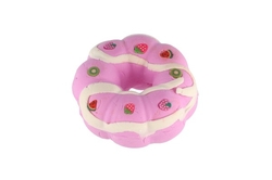 Sliz - hmota donut/kobliha 7cm mix barev na kartě