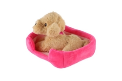 Zvířátko v pelíšku plyš 4 barvy 22x24cm 24m+