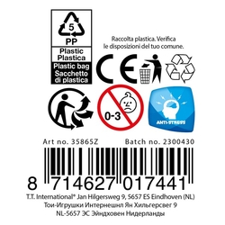 Náramek antistresový mačkací sliz 8cm 6 barev v sáčku 24ks v boxu