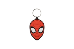 Přívěsek na klíče/Klíčenka Spiderman hlava gumový 7cm v sáčku