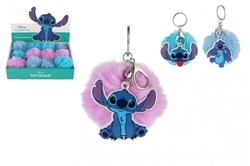 Lilo and Stitch přívěšek s pompom bambulí 3 barvy 12ks v boxu
