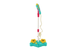 Mikrofon karaoke plast na baterie se světlem se zvukem v krabici 38x26x8cm
