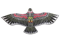 Drak létající orel nylon 160x55cm v látkovém sáčku 11x70x2cm