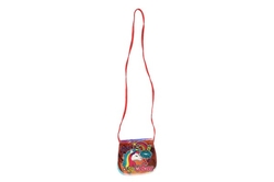 Kabelka/Taška duhová jednorožec plast 4 barvy v sáčku 17x15x3cm