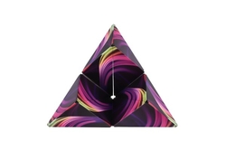 Hlavolam kostka magnetická duhová plast mix druhů v krabičce 6x6x6cm