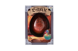 Vejce líhnoucí a rostoucí drak plast 5,5x4,5cm 2 barvy v krabičce 8x11cm 12 ks v boxu
