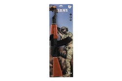 Samopal ARMY plast 62cm na baterie se zvukem se světlem na kartě