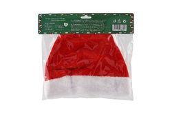 Čepice vánoční dětská látka průměr 25 cm na kartě karneval