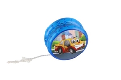 Jojo dopravní prostředky svítící plast 6cm na baterie mix druhů 12ks v boxu