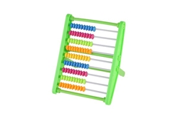 Počítadlo 90 kuliček plast 11x15cm 3 barvy 24ks v boxu