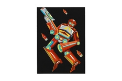 Škrabací obrázek barevný transformers 4 listy A4 20x27cm v sáčku