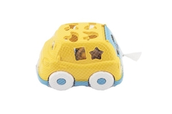 Auto vkládačka plast 24x17cm 3 barvy v síťce 12m+