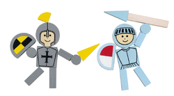 Puzzle magnetické - Rytíři