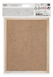 Tabule na křídy 20x16 cm + 4 křídy + mazací houbička