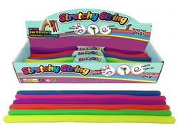 Stretch String – natahovací gumová šňůra 2ks silikon 30cm 3 barvy 12ks v boxu