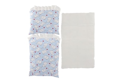 Peřinka 35cm polštář 23cm podložka pro panenky do postýlky/kočárku 50cm mix barev v sáčku
