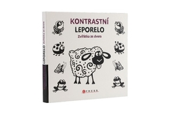 Knížka Kontrastní leporelo Zvířátka ze dvora 15,5x15cm 0m+