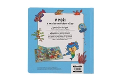 Knížka V moři s malou mořskou vílou CZ text 23x23cm