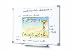 Kalendář magnetický - Školka 114ks magnetek v kartonu 45x32x1cm