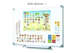 Kalendár magnetický - Škôlka 114ks magnetiek v kartóne 45x32x1cm SK verze