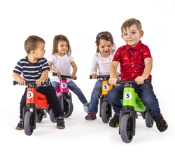 Odrážedlo FUNNY WHEELS Rider Sport růžové  2v1, výška sedla 28/30cm nosnost 25kg 18m+ v sáčku