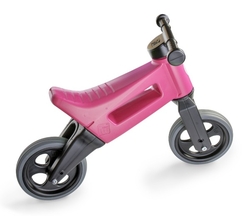 Odrážedlo FUNNY WHEELS Rider Sport růžové  2v1, výška sedla 28/30cm nosnost 25kg 18m+ v krabici