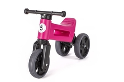 Odrážedlo FUNNY WHEELS Rider Sport růžové  2v1, výška sedla 28/30cm nosnost 25kg 18m+ v krabici