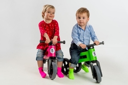 Odrážedlo FUNNY WHEELS Rider Sport růžové  2v1, výška sedla 28/30cm nosnost 25kg 18m+ v krabici