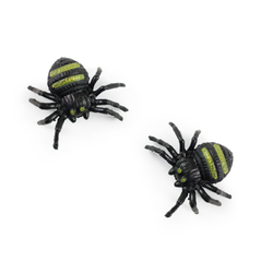 Pavučina s pavouky - dekorace na Halloween