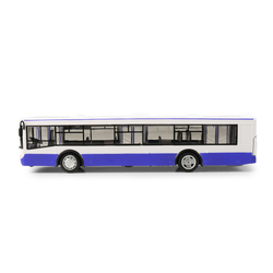 Autobus který hlásí zastávky česky 28 cm modrý