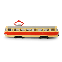 Tramvaj která hlásí zastávky česky 28 cm
