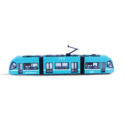 Moderní tramvaj DPO Ostrava modrá 47 cm