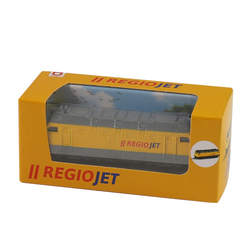 Kovová lokomotiva RegioJet 9 cm