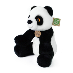 Plyšová panda sedící 27 cm ECO-FRIENDLY