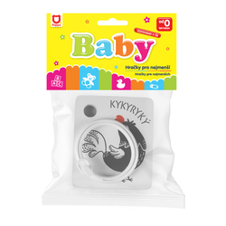 Kontrastní kartičky s barevným prvkem