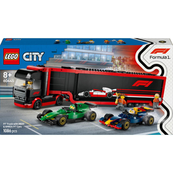 Kamion F1® s vozy F1® RB20 a AMR24