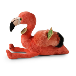 Plyšový pták plameňák 23 cm ECO-FRIENDLY