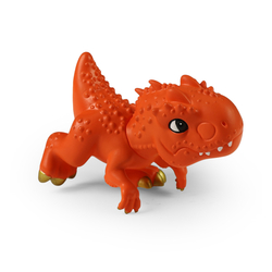 Dinosaurus funny oranžový 14 cm