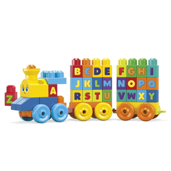 MEGA BLOKS HUDEBNÍ VLÁČEK S PÍSMENKY