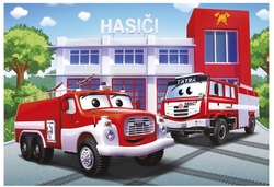 Puzzle 24 dílků Tatra hasiči