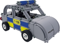 Stavebnice SEVA RESCUE 2 (policie) plast 534ks v krabici 35x33x8cm