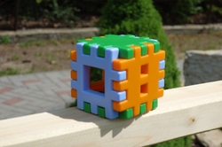 Stavebnice BLOK z melásky 36ks v krabici 22x15x6cm 12m+