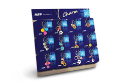 Klíčenka kov CHARM - Display 36 ks
